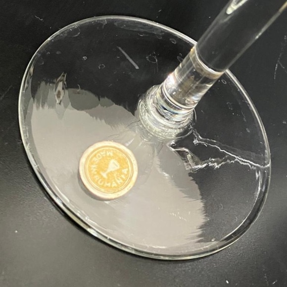 Elegant Smooth & Clear Water Glass Goblets Long Stem Made in Romania 🇷🇴 - Picture 3 of 4